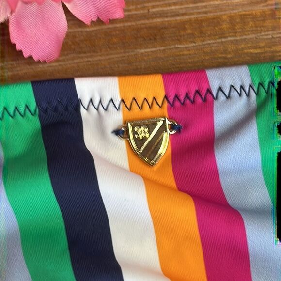 Cremieux Coastal Stripe French Hipster Bikini Bottom Size Large - Picture 4 of 8